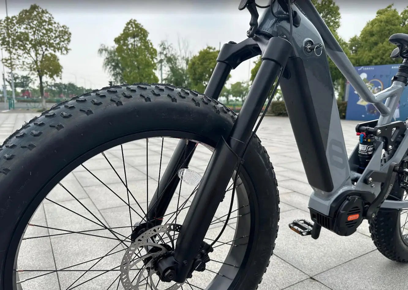 2026 New Model Mountain Electric Bicycle 48V 1000W 17.4Ah Mid-Drive Motor, 26"×4.0 Fat Tire Ebike For Outdoor & Adults