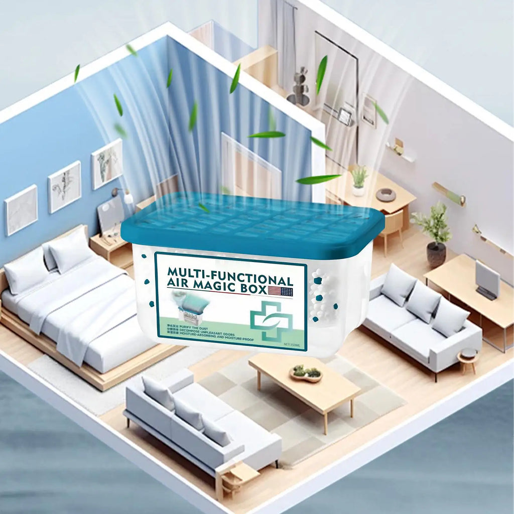 Air Purifier Airs Magics Box Multi Functional Indoor Air Purification Dust Removal Air Freshener Box Strong Suction Dust Remover