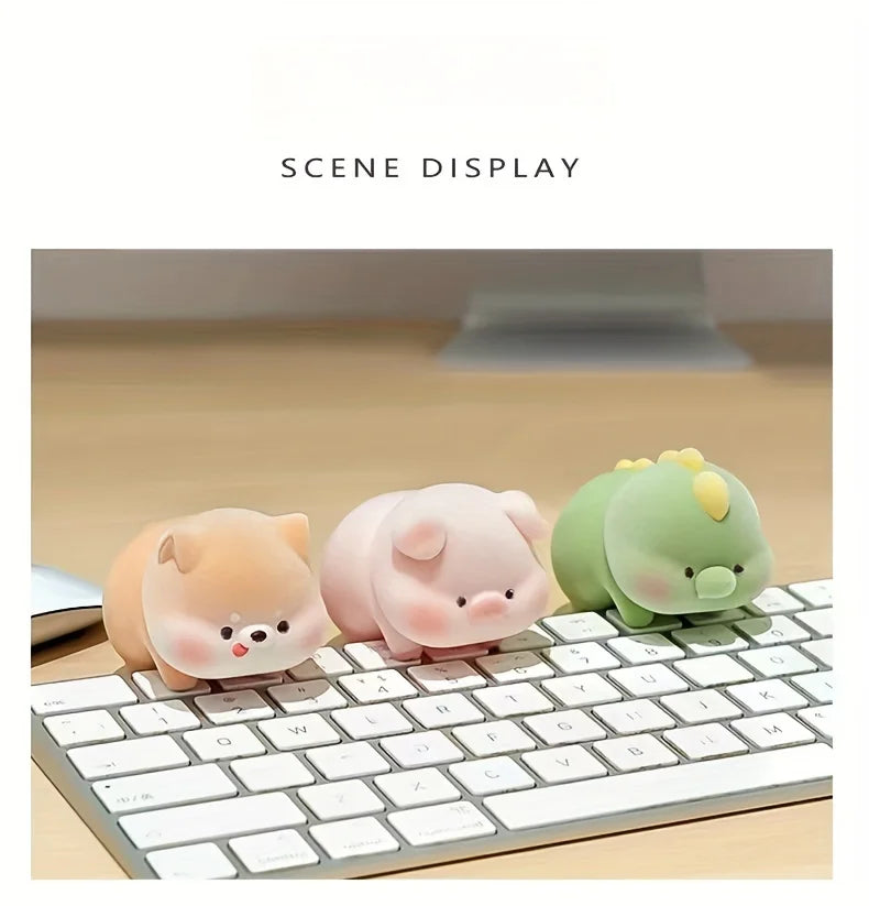 Desktop Small Ornament for Computer, Car Screen Ornament, Office Workstation Decoration, Computer Display Screen Pendant