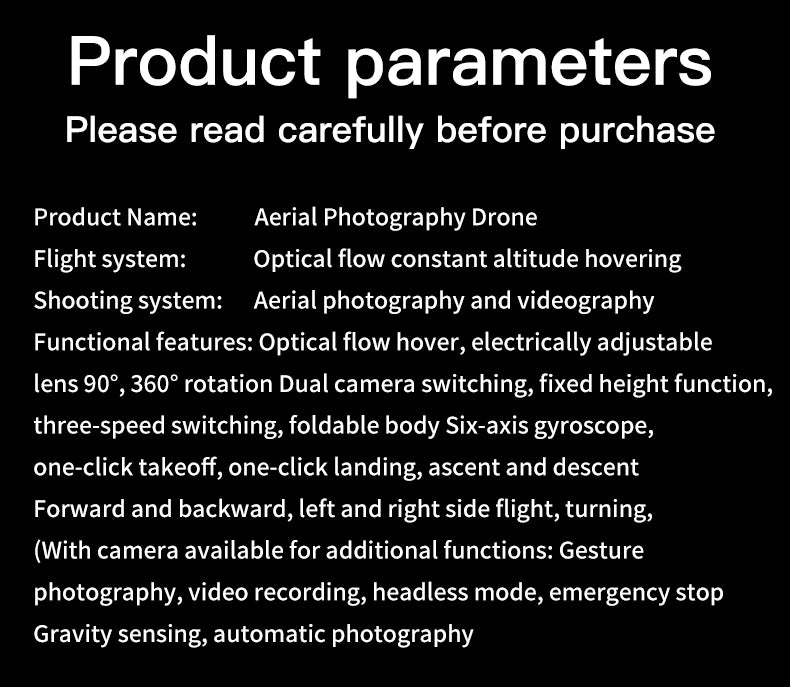 H21 Drone 8K HD Dual Camera Brushless Motor WIFI GPS Professional HD Aerial Photography Remote Control Aircraft Quadcopters Toys