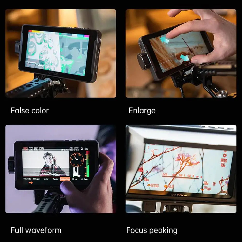 VILTROX DC-550 Pro Portable Monitor 5.5" 1920x1080 4K Profissional Monitors HDMI Touch Screen Field 3D LUT Director Monitor