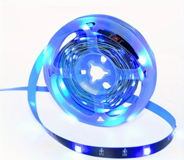 12LEDs/M LED Light Strip with Adhesive Adjustable Brightness RGB Color Changing Lights RGB Lighting USB 5V RGB LED Lights