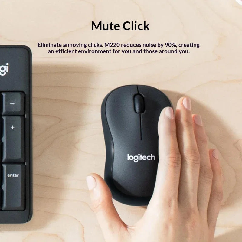 M220 Wireless Portable Mouse On-the-Go Essential Business Trip