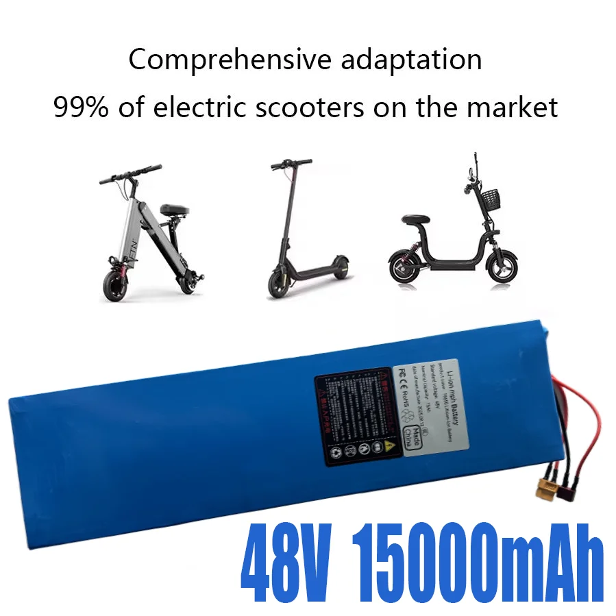 48V 13S4P 15AhElectric scooter battery equipped with BMS protection system,suitable for Kugoo M4/M4Pro/MaxSpeed series batteries