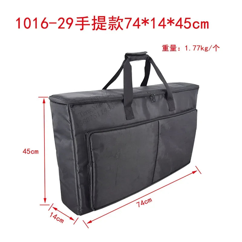 Desktop Computer Bag Micro Host Case Protective Case Monitor Screen Storage, Keyboard Thickened Waterproof Bag