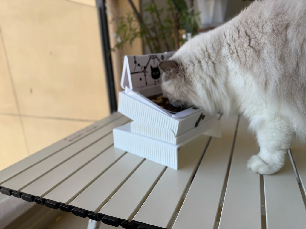 Automatic dog and cat feeder with dual sensing technology (RFID/IR) and customizable design