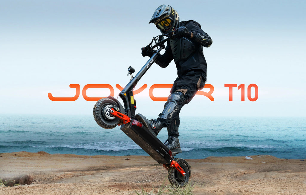 JOYOR T10 Electric Scooter 2000W Dual Motor 60V 18Ah 10" Off-Road E-Scooter 37mph Foldable Adult Scooter US Warehouse 2-3 Days