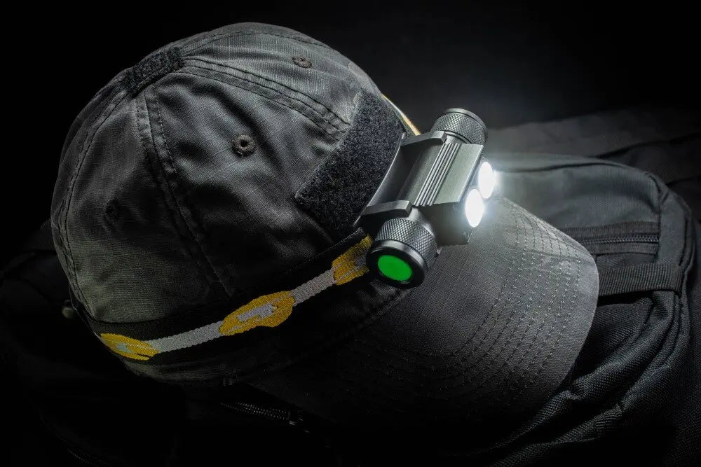 H25S Headlamp 18650 Headlight Dual SST40 LED 1200lm USB Rechargeable Outdoor Tactical Working Lamp