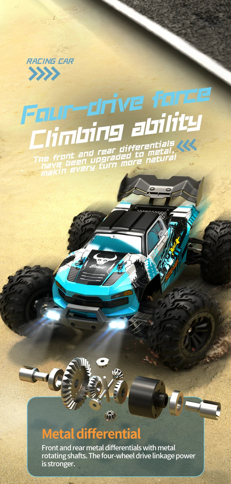 New PRO/MAX 1∶16 RC Car 80KM/H 4WD Brushless Off-Road Racing Toys High Speed Remote Control Vehicle For Kids Adults Outdoor Gift