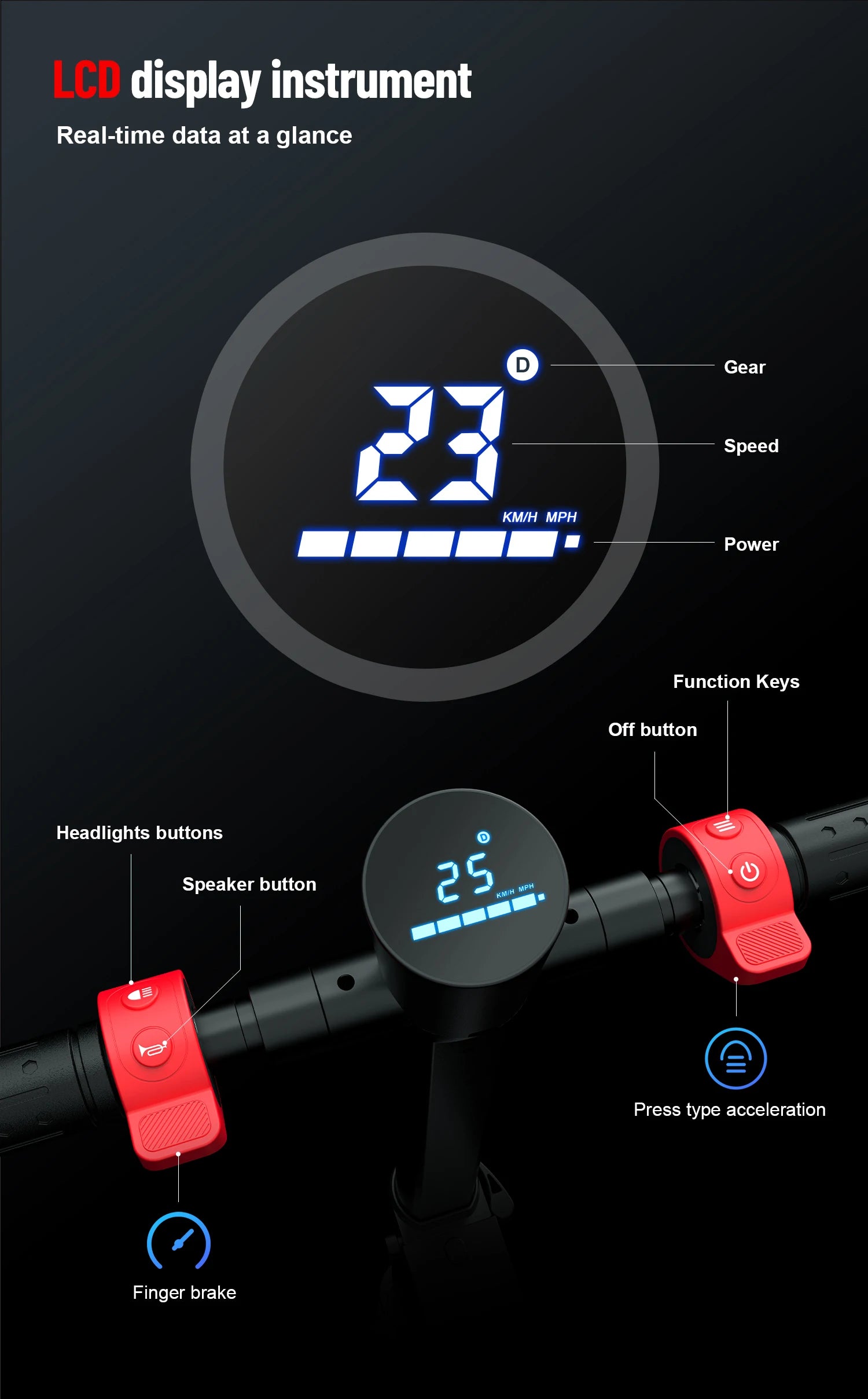 HUANCI X6 electric scooter adults Foldable electric kick scooters 350W scooters electric 36V 7.5A e scooter Smart APP escooters