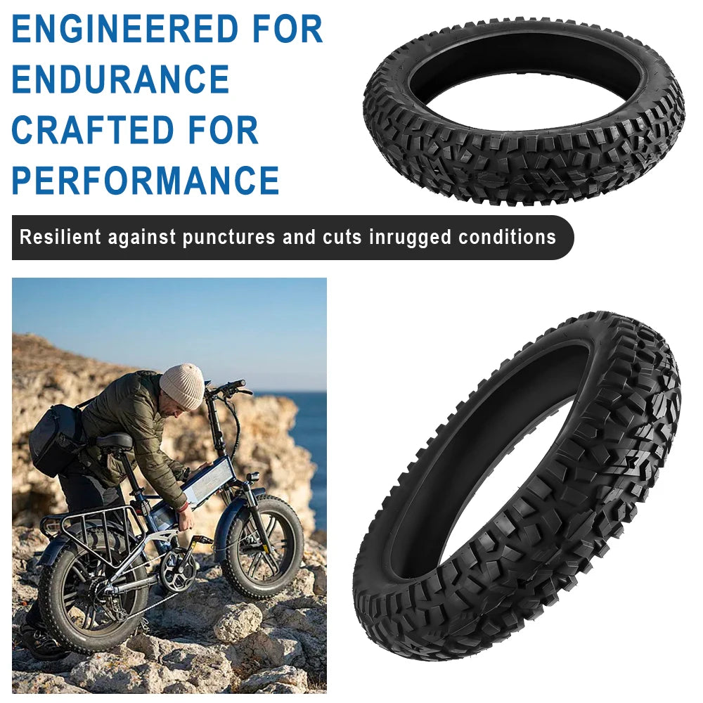 20×5.0 Fat Tire Widening Anti Skid Tyre Electric Bike All Terrain Fat Tires for Bicycle Off Road Tire Cycling Durable Parts