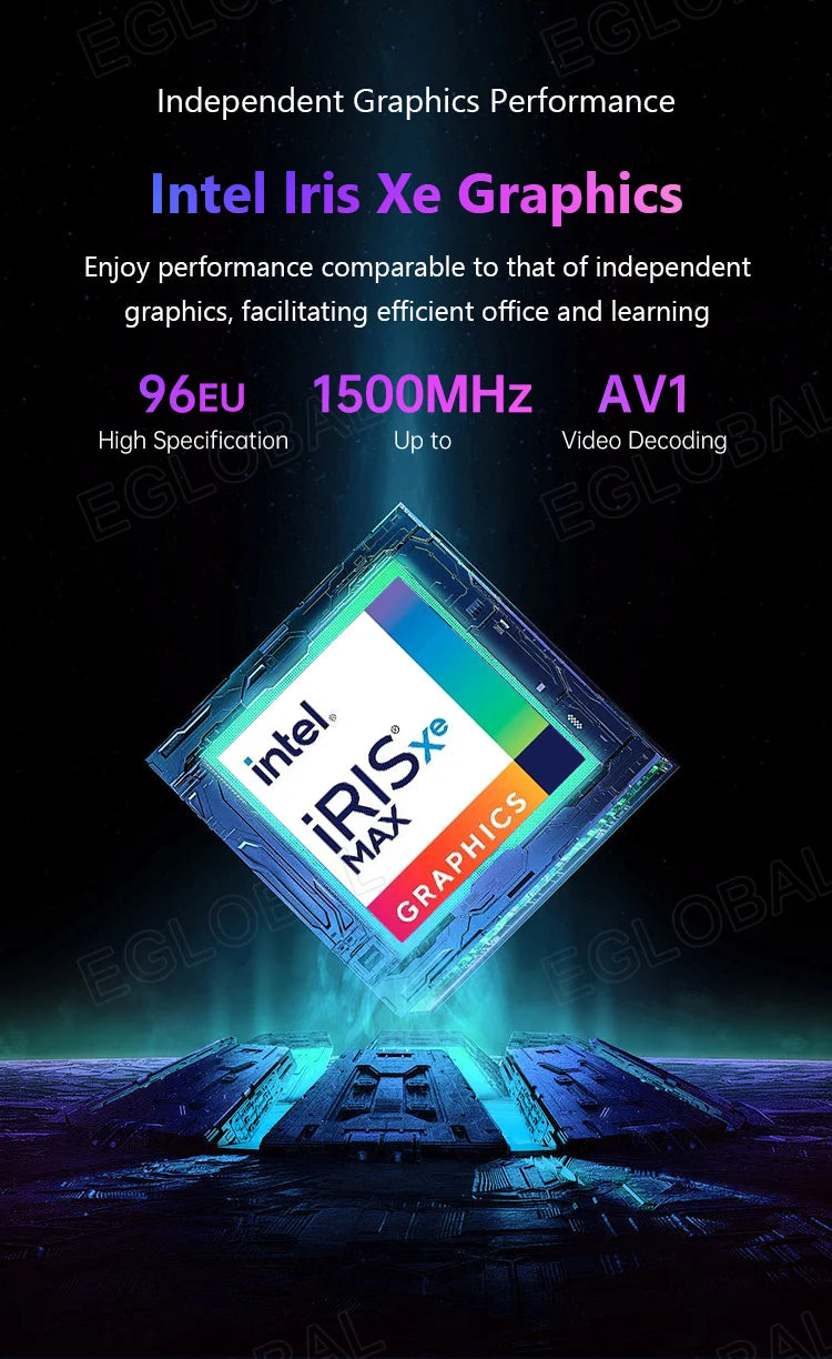 EGLOBAL Mini PC Gaming 13th Gen i9-13900H i7-13620H 32G DDR5 1TB NVMe Gaming Computer Windows11 Wifi6 Type-C Mini Computer Gamer