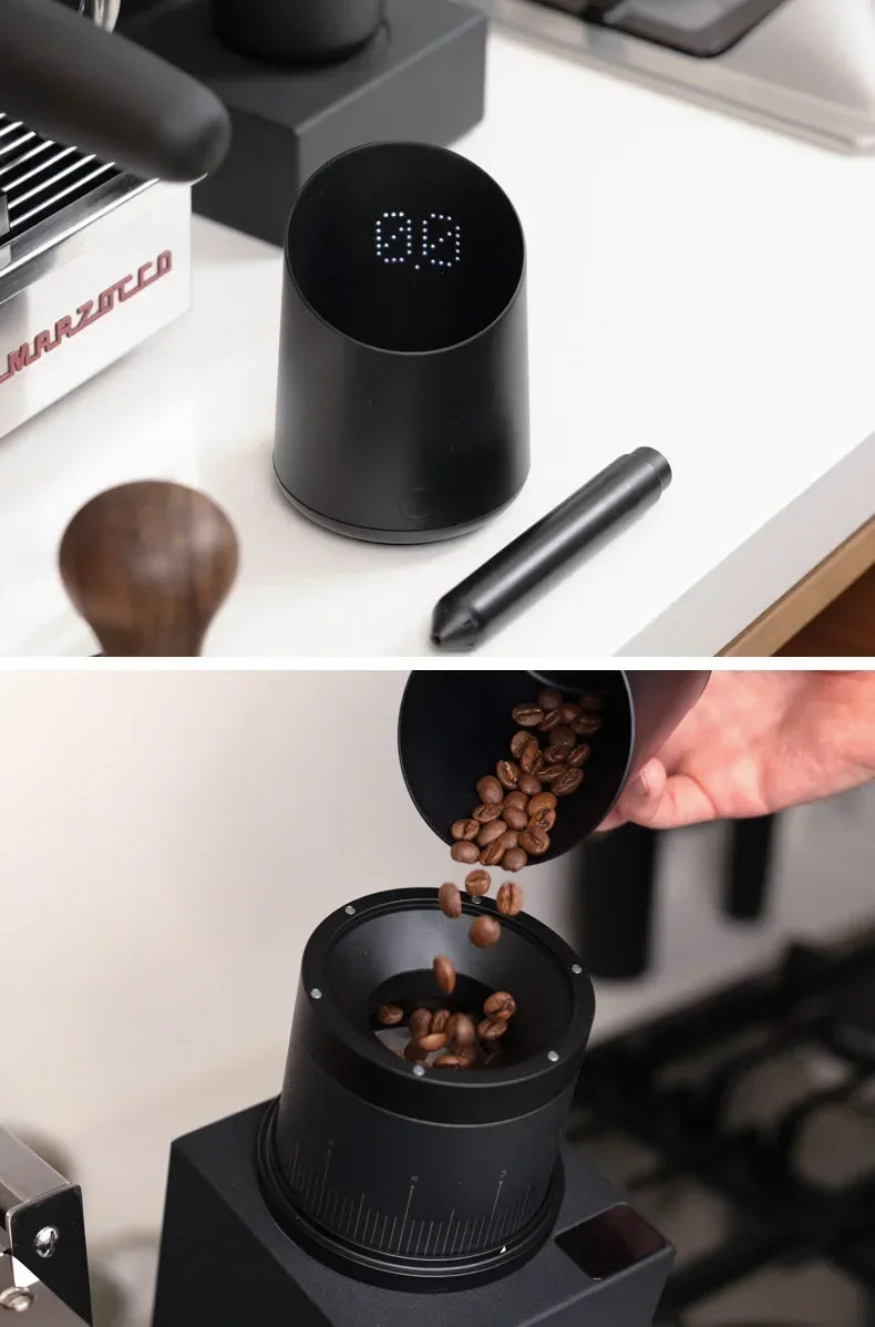 Subminimal Coffee Electronic Scale, Italian Specific Coffee Bean Weighing, Intelligent Hand Drawn Mini Portable Scale, Coffee
