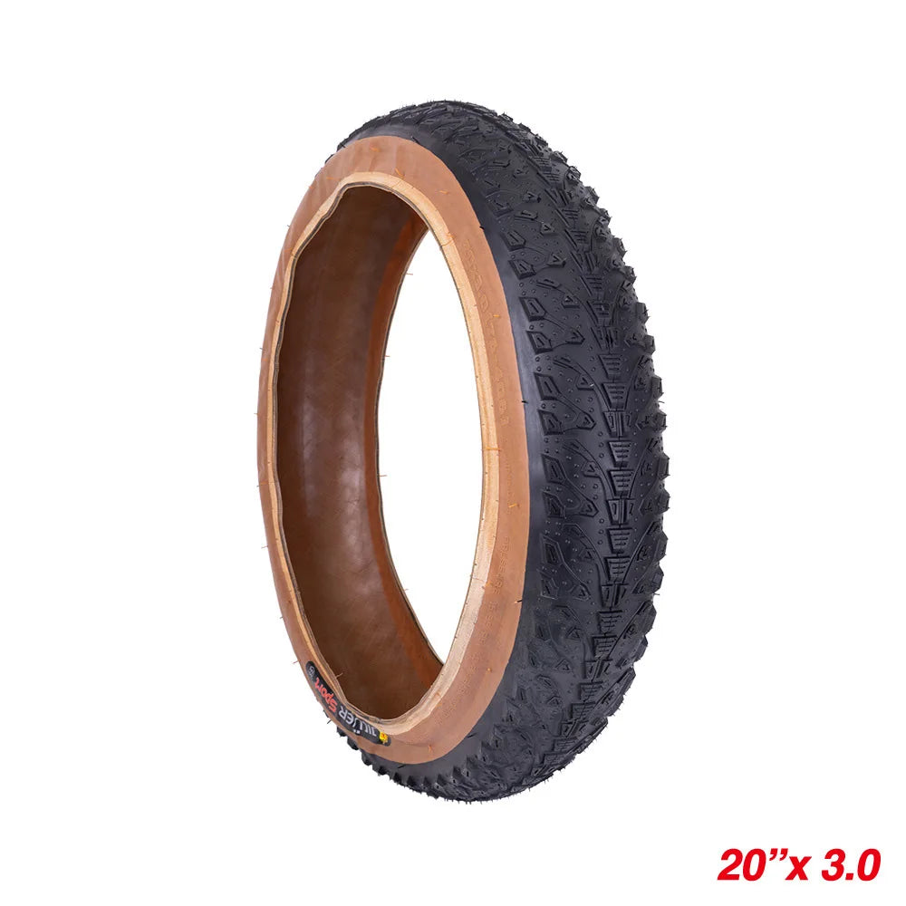 Bike Tires 20 x 3.0 / 26 x 4.0 / 20 x 4.0 Inch Fat Bike Inner Tube Rubber Bike Folding Tires Snow Beach Bicycle Replacement Tire