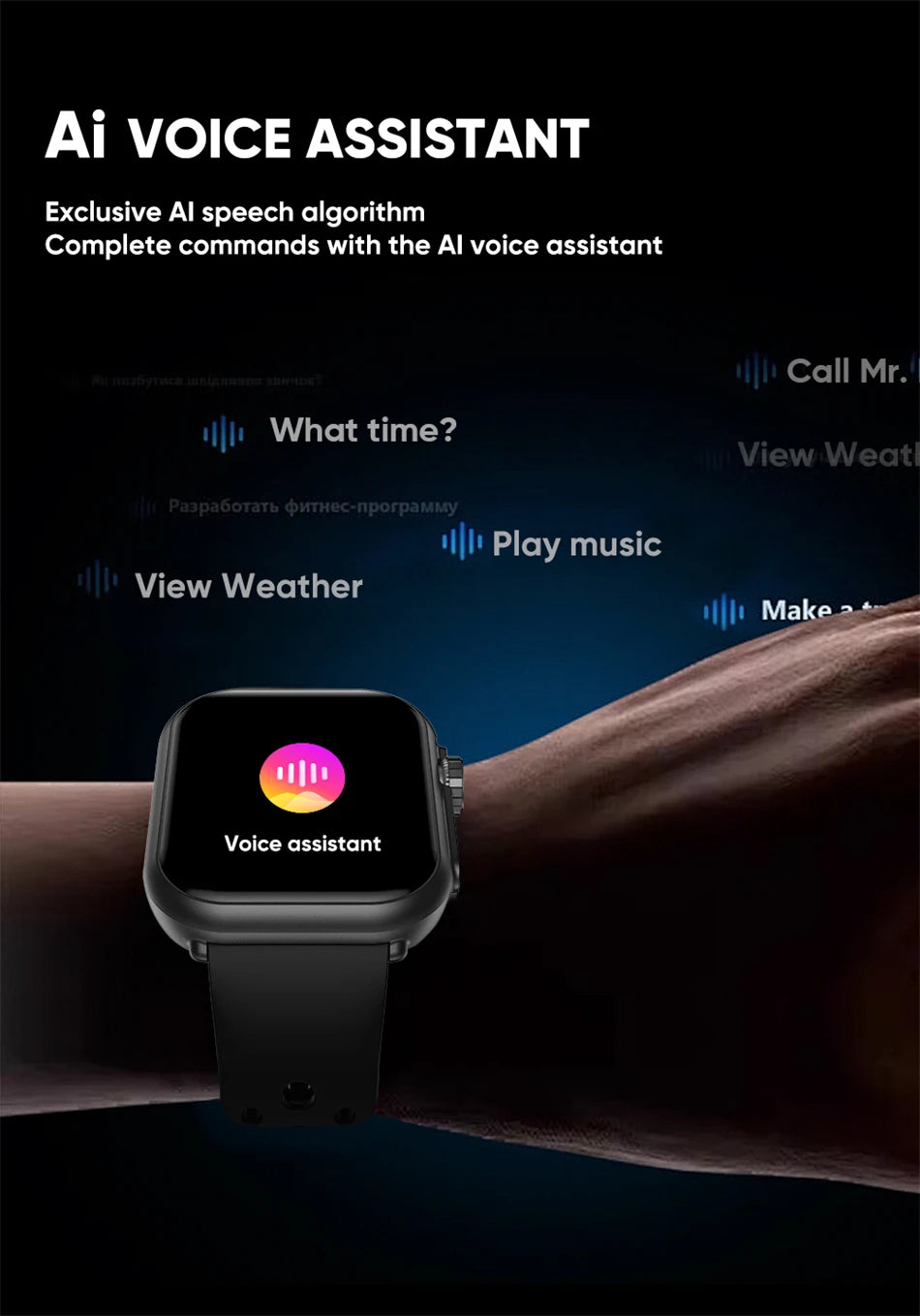Watch Ultra 2 SE Men Women 1000mAh AMOLED Heart Rate 100+Sport Bluetooth Call GPS Track Waterproof Smart Watch For IOS Android