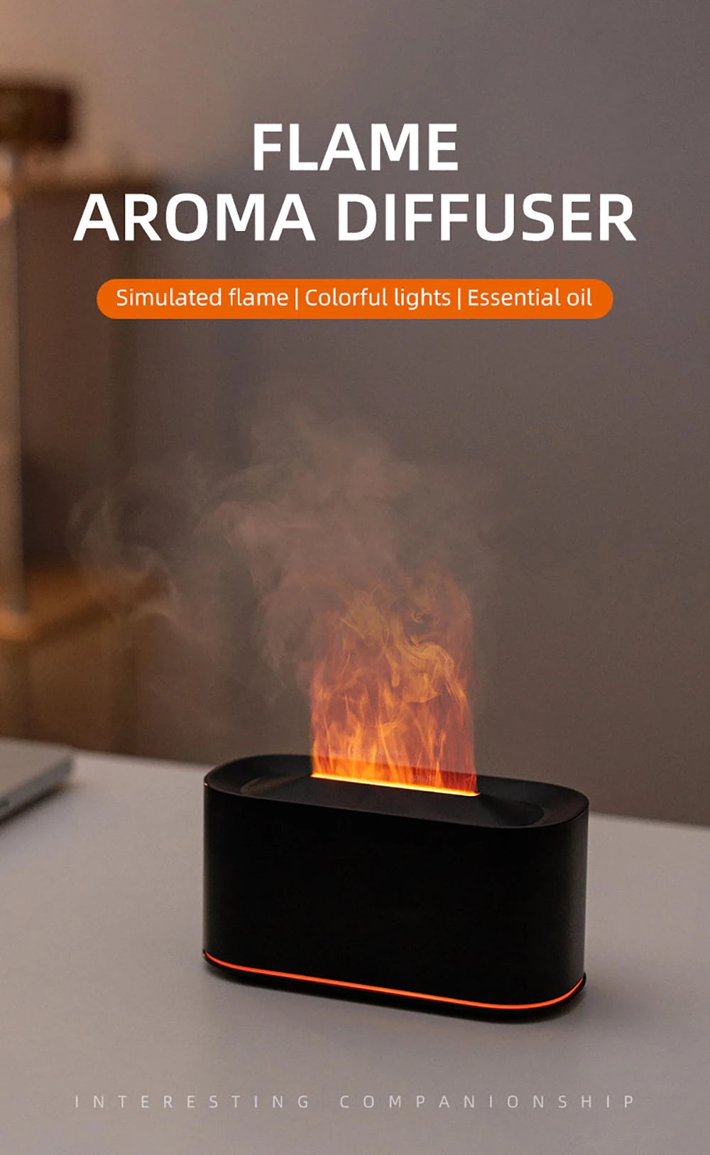 Essential Oils Diffuser Air Humidifier Fragrance For Home Office Automatic Aromatherapy Humidifier Diffuser With RGB Light