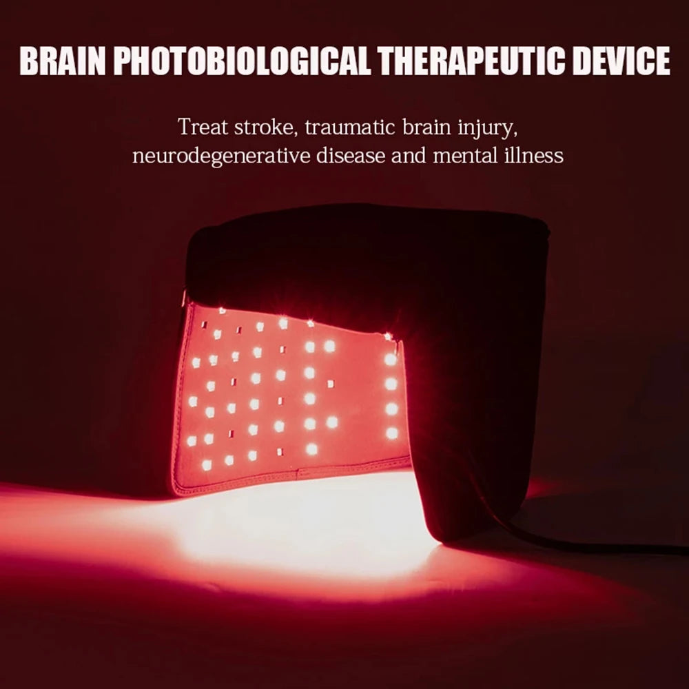 Red Light And Infrared Light Hair Growth Cap Led Red Light Treatment For Hair Loss - Promotes Rapid Hair Regrowth