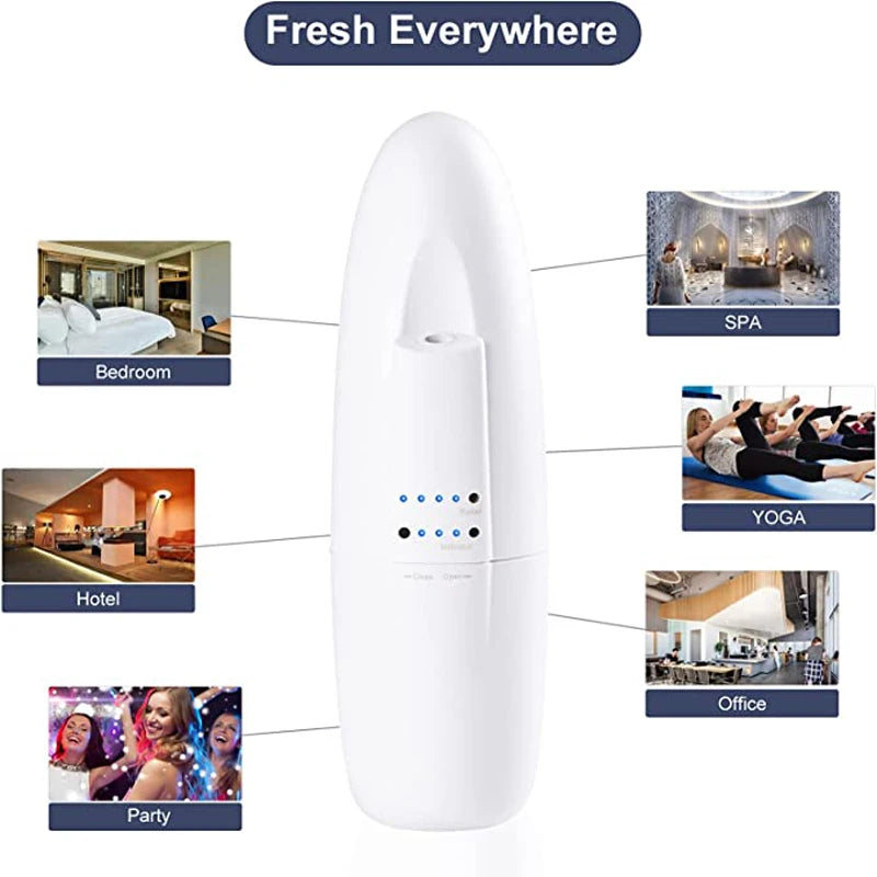 Aroma Diffuser Essential Oil Diffuser Professional Scent Air Freshener Atomizing Technology Plug-In Wall Remote Control Diffuser