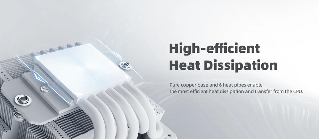 ID-COOLING IS-67-XT Black CPU Cooler Low Profile 67mm Height  CPU Air Cooler 6 Heatpipes 120x120x15mm Slim Fan,For LGA1700/AM5
