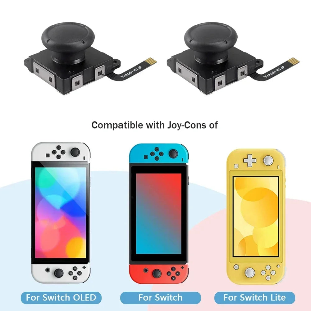 1/2PCS Hall Effect Joystick for Switch/Lite/OLED Joycon Analog Thumb Stick No Drifting Hall Electromagnetic Stick