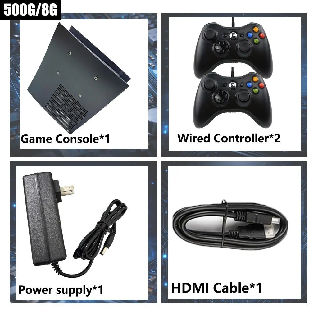 New Upgrade CPU AC1 Pro Dual System features Win11 2/4TB ROM 8G/16G RAM  and over 99,999 games for Switch, PS2, PS3,XBOX,NGC