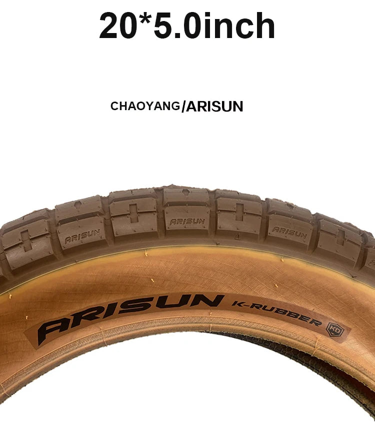 20x5.0 Snow bike outer tire  ATV electric vehicle tire fat tire  tire fat tire for super73 ebike All-terrain grip anti-skid tire