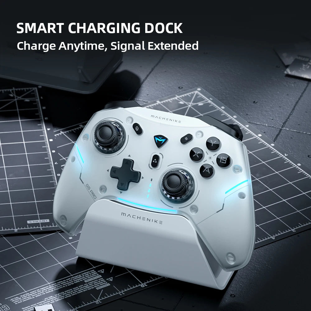 MACHENIKE G5Pro Max SE Gaming Controller Charging Dock Optional Hall Effect Joysticks Triggers RGB Light Wireless Gamepad
