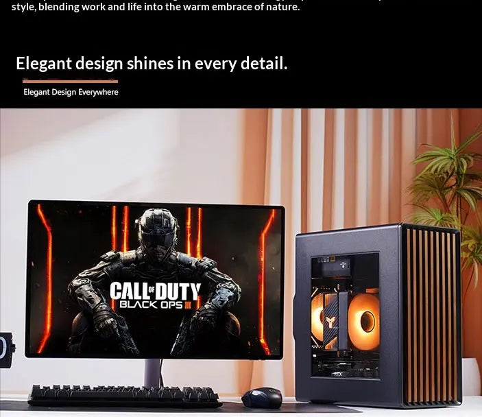 WJCOOLMAN Craftsman Series Home-type Desktop computer with small chassis Supports M-ATX motherboard