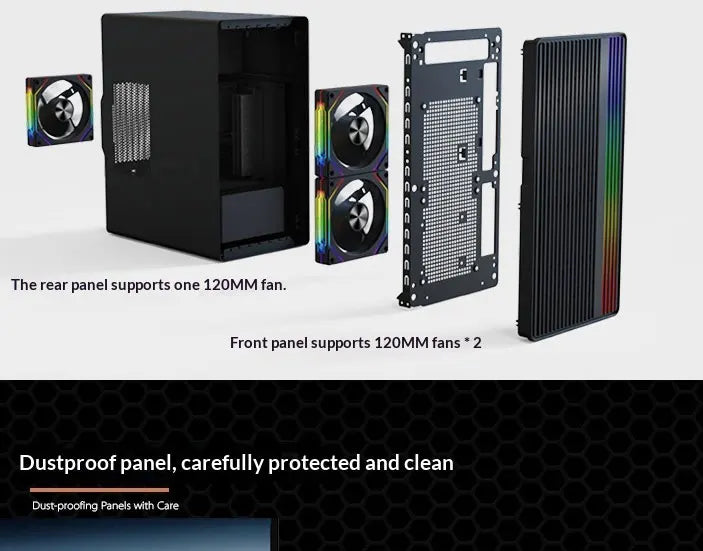 WJCOOLMAN Craftsman Series Home-type Desktop computer with small chassis Supports M-ATX motherboard