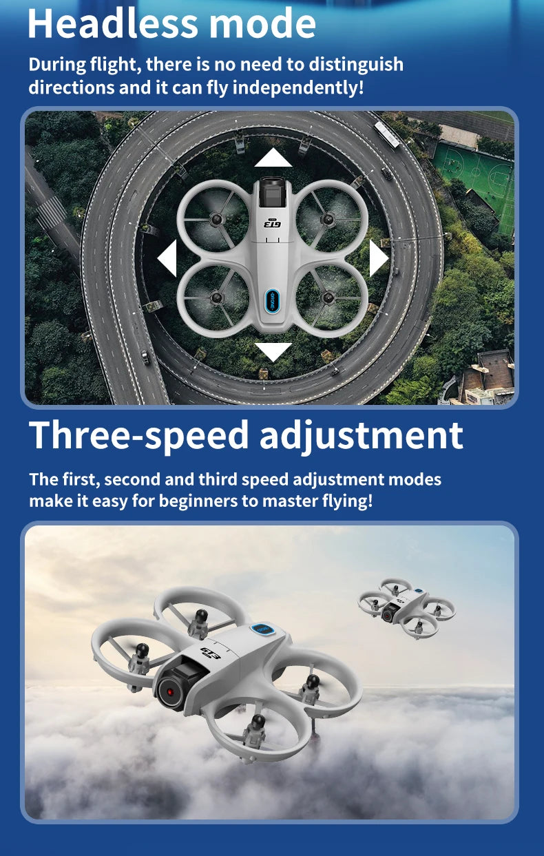 GT3 Max Drone 8K HD Aerial Photography Large Screen Optical Flow Positioning Brushless Intelligent Obstacle Avoidance New