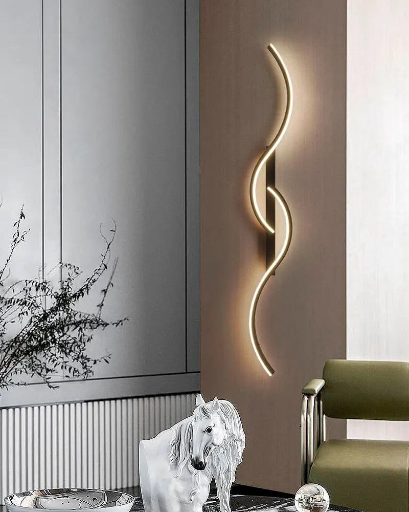 Long Strip LED Wall Lamps for Bedroom Living Room Indoor LED Wall Lights Wall Sconce for Corridor Aisle AC85-265V Interior Lamp