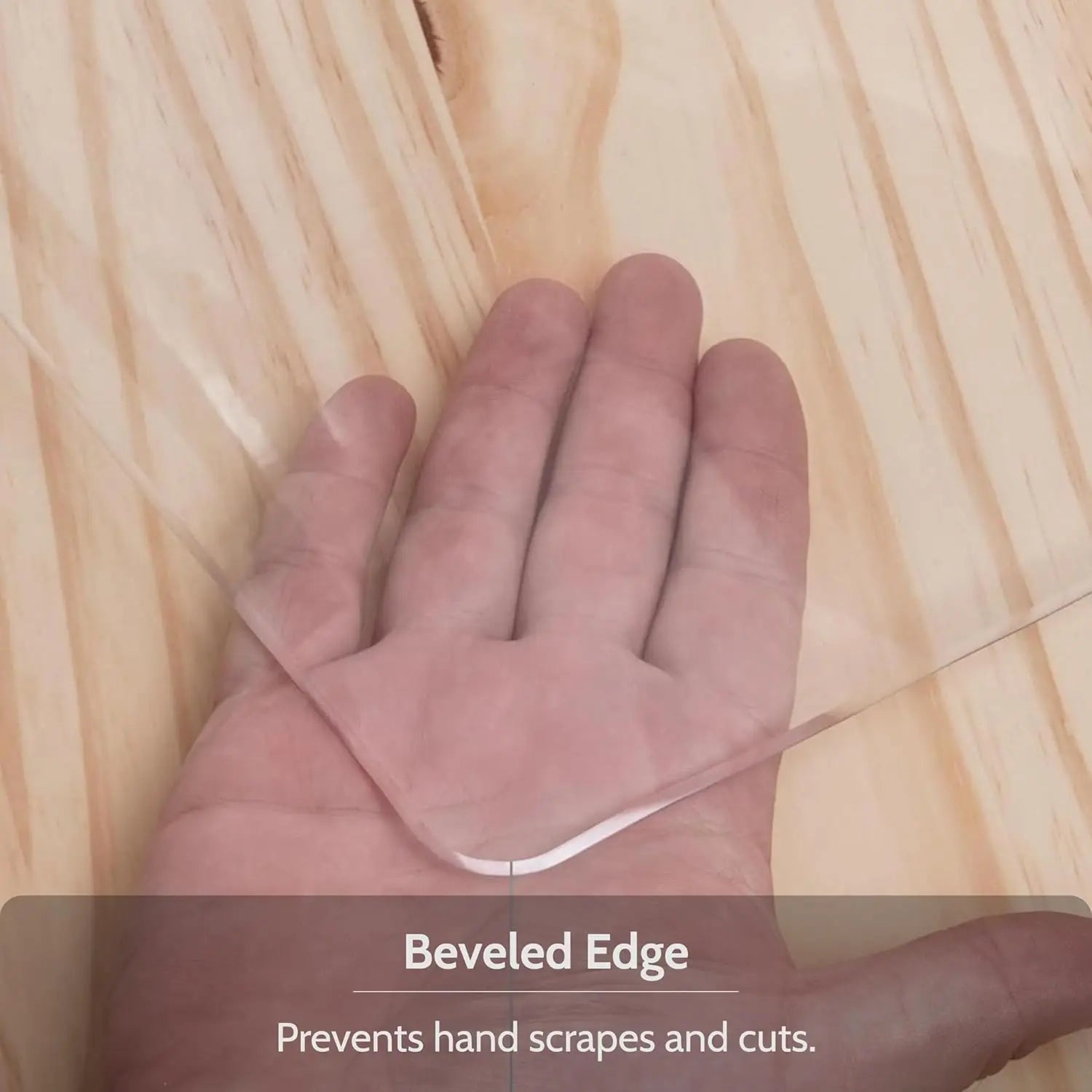 Clear Desk Mat for Keyboard and Mouse, Large Mouse Pad , Desk Protector Mat with Round Edge for Office and Home Desktop