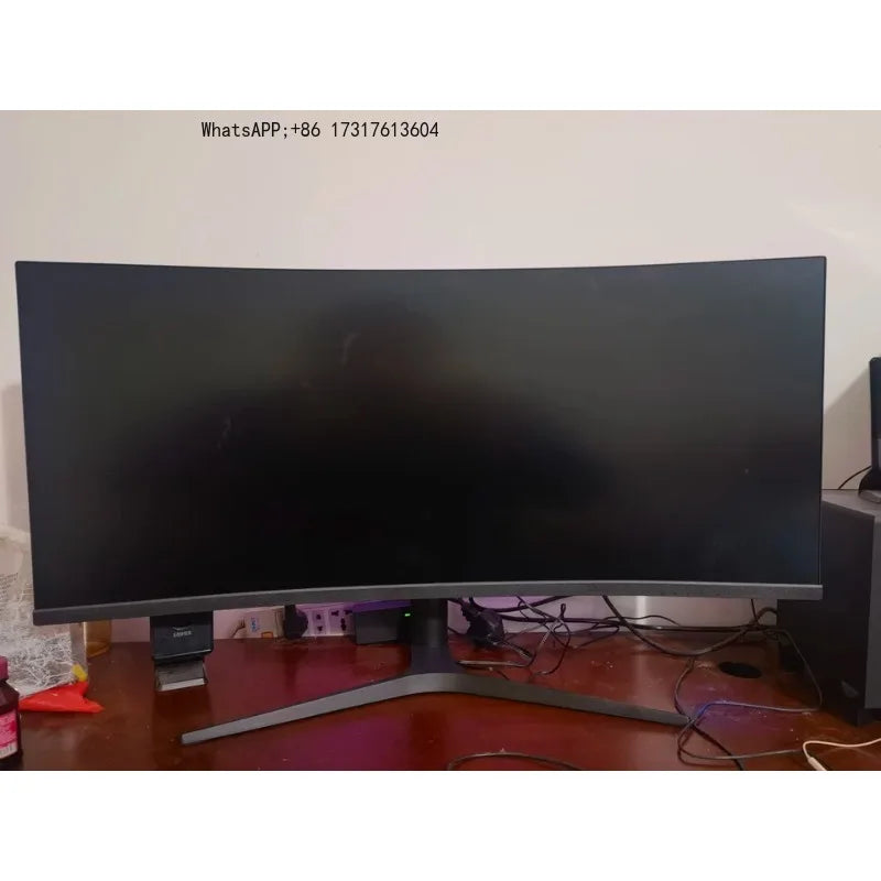 34 Inch Ultra Wide Curved Gaming Monitor 4K 144Hz 1ms HDR LED Display External Screen for Desktop PC Computer