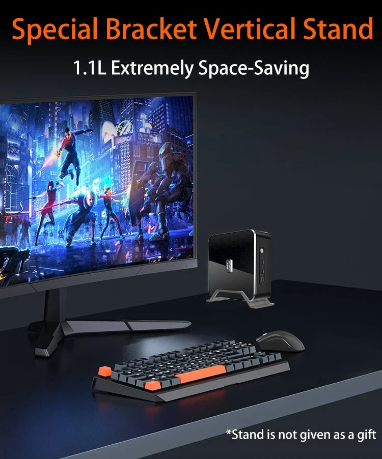MOREFINE Mini Pc Gamer CPU Ryzen 9 8945HS AMD R7 8845HS R7-8745HS R5-8645HS 2.5G LAN Windows11PRO Desktop Computador Gaming PC