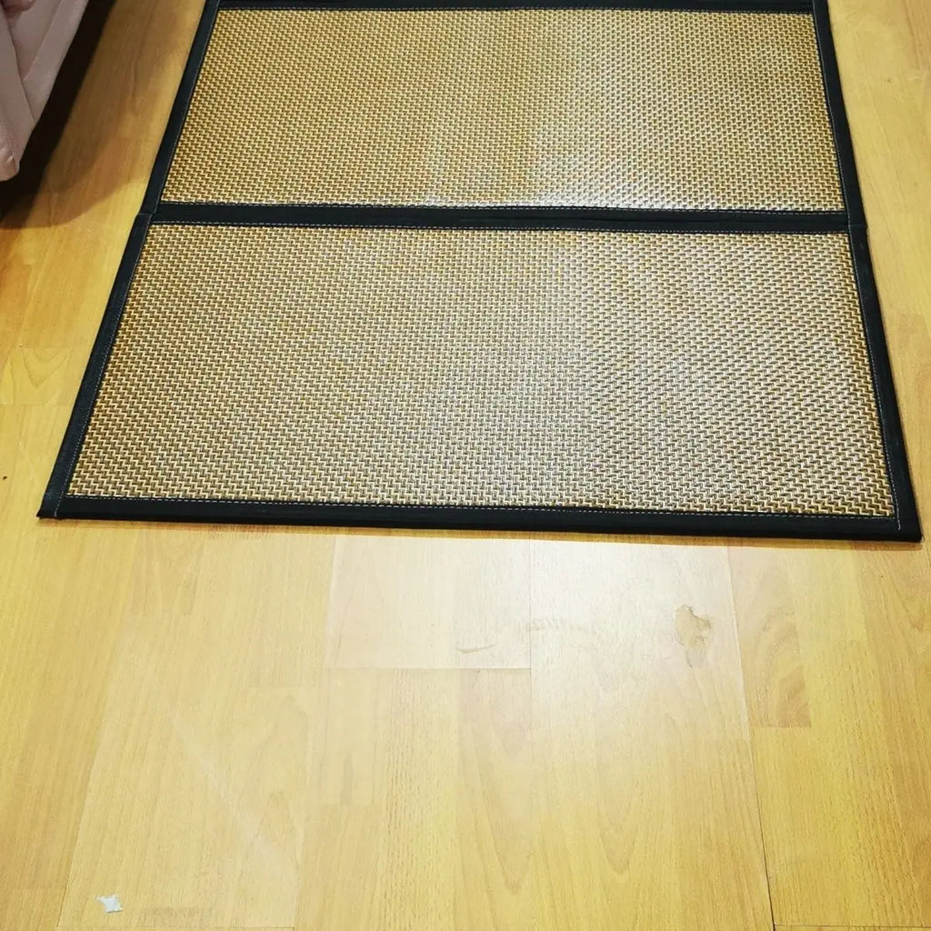 Foldable Tatami Mat for Yoga Meditation Bedding Eco-Friendly Coconut Fiber Core Portable Floor Cushion Multi-Use Floor Mattress