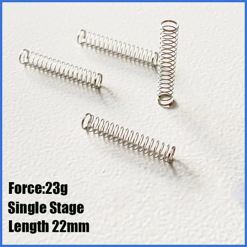 19g 23g 25g Mechanical Keyboard Linear Mx Switch Spring Three Single Stage 22mm Custom Gaming Repair Powerless Spring Gateron