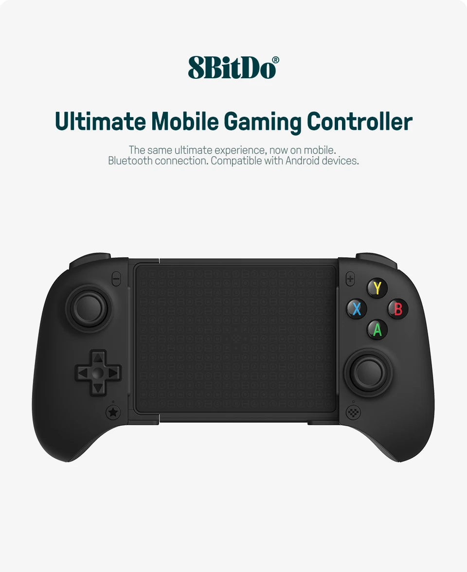 8BitDo-Ultimate Bluetooth Mobile Gaming Controller for Android devices,  with Hall Effect Joysticks and Hall Triggers