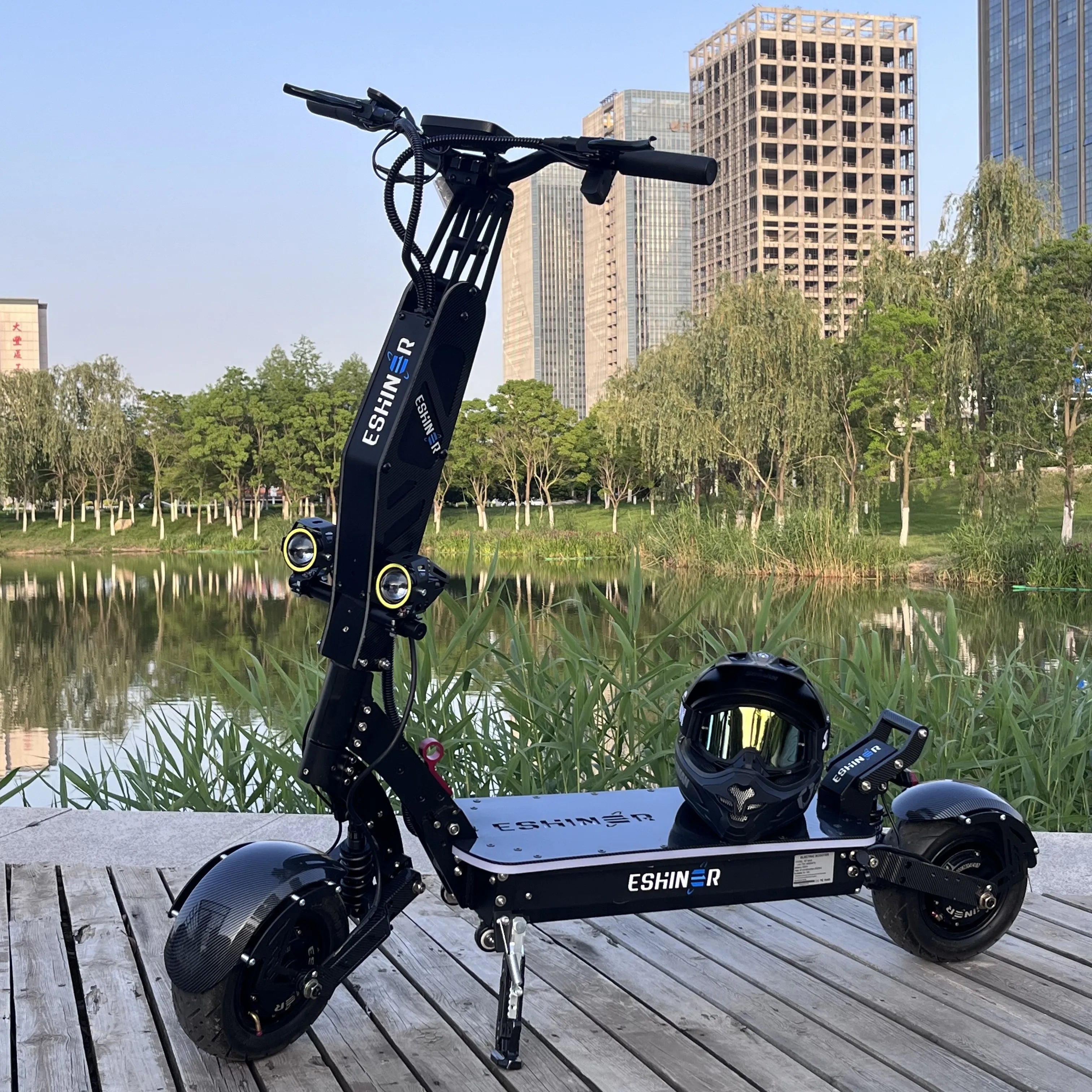 Boyueda S5 60V 45A Electric Scooter Dual Motor Controller 6000W 3000W*2 E Scooter Parts LIVIAE NFC Display Finger Twist Throttle