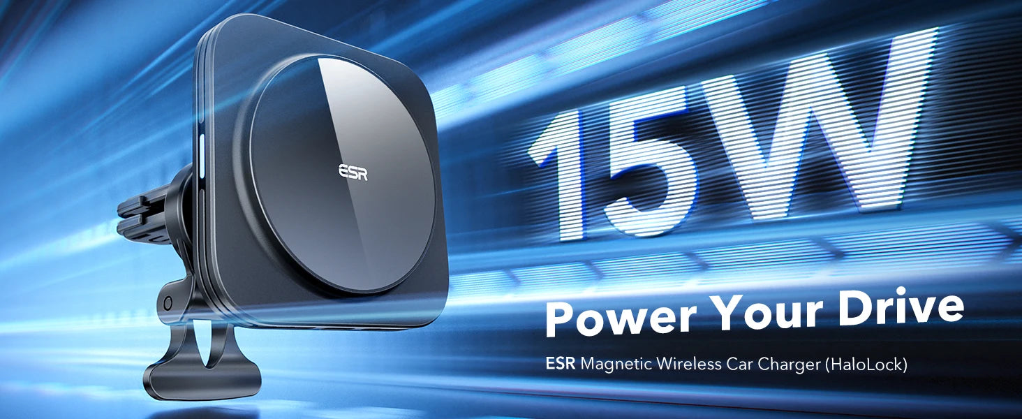 ESR for MagSafe Car Mount Charger 15W Dashboard Magnetic Wireless Car Charger for iPhone 17/16/15/14/13/12 Car Accessory