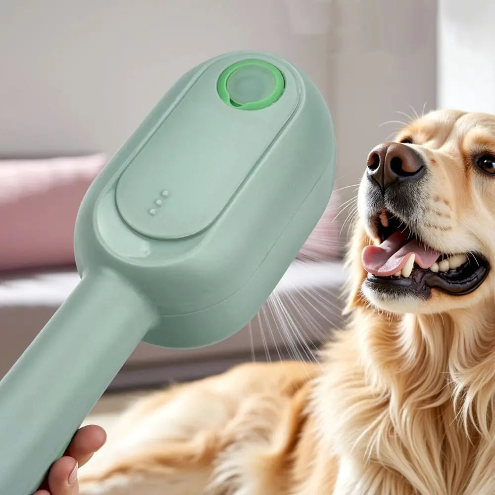 Pet Grooming Tool USB Charging Pet Spray Hair Comb Portable Professional Pet Steam Brush Efficiently Cat Spray Brush Bathing
