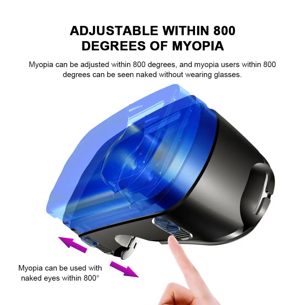 VRG Pro Viar VR Glasses 3D Virtual Reality Headset Helmet Goggles Device Lenses For Smartphone Phone Smart Hedset Gogle Children