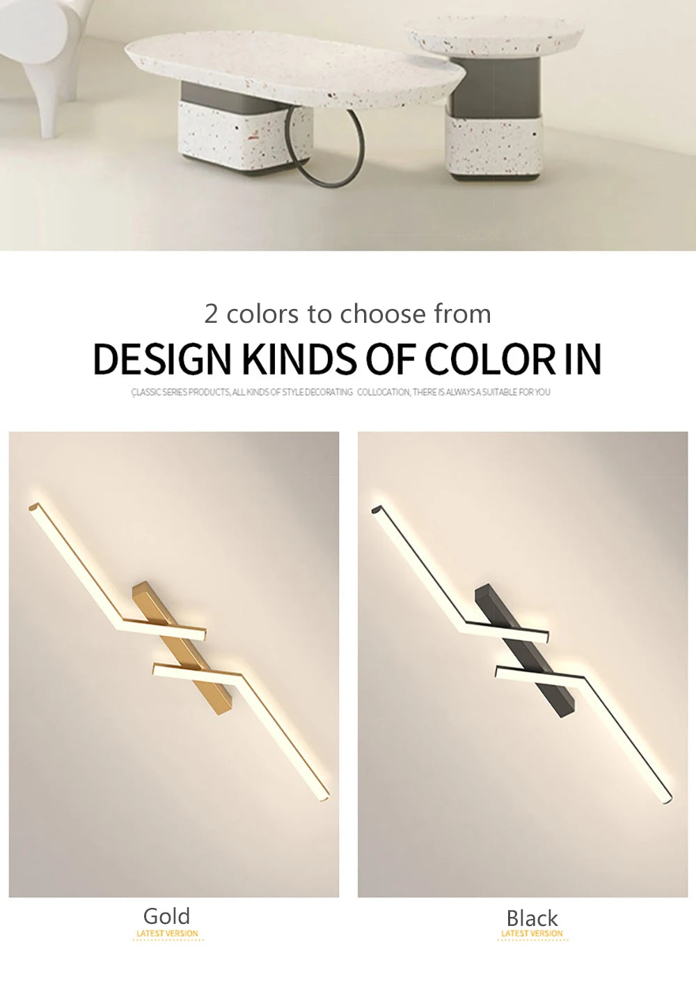 Modern LED Line Ceiling Lamp modern Living Room Dining Room Master Bedroom Study Fixture Gold Black Ceiling Lights Illumination
