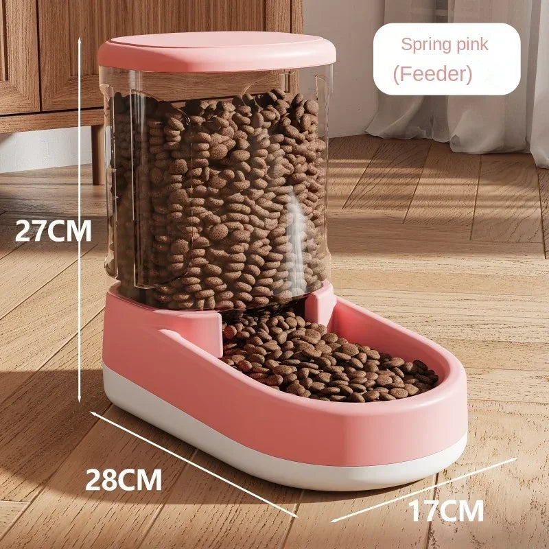 Dog Water Dispenser Cat Automatic Pet Feeder Feeding Cat Drinking Flowing without Inserting Electric