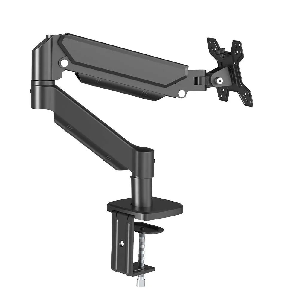 Desktop Mount Monitor Arm Stand with Tray Expandable Monitor Holder Ergonomic Universal Monitor Bracket Computer Monitor