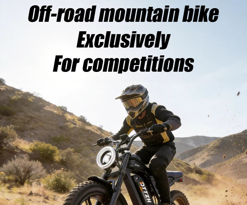 4000W motor F6S off-road electric bicycle is suitable for adults to use The single-person configuration is for mountain biking