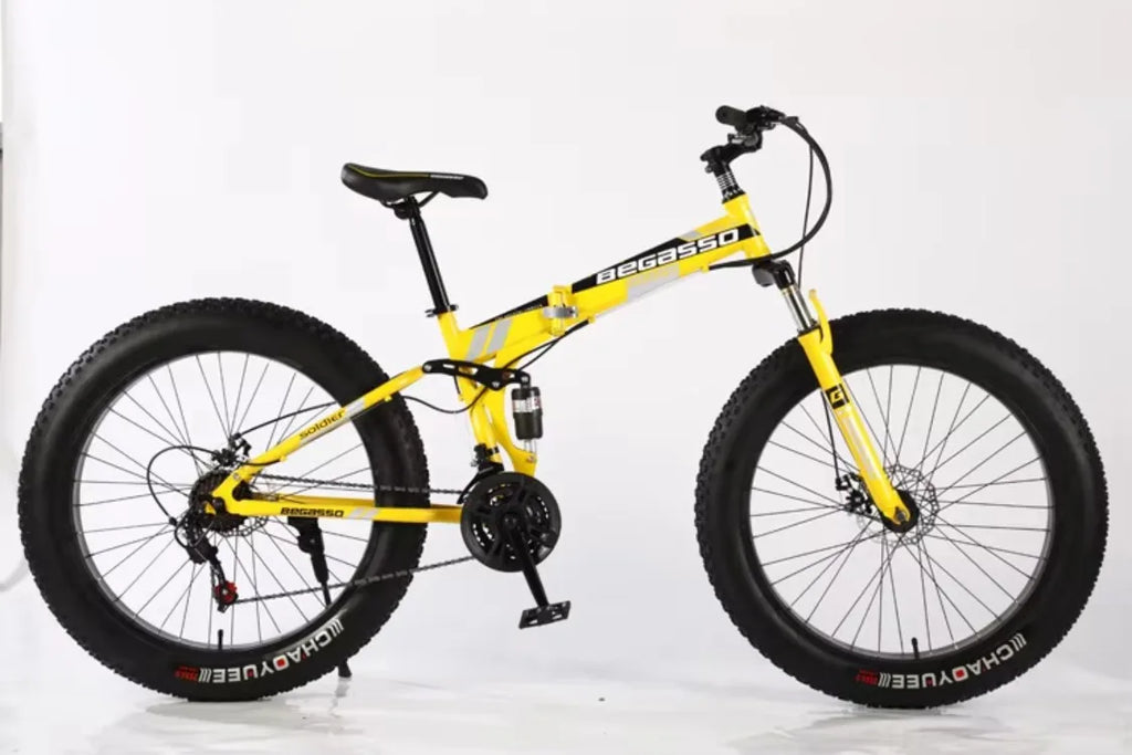 Folding Fat Tire Tyre Mountain Bike Tires 26x4.0 Bicycle Mtb Cycle With Gears for Adult