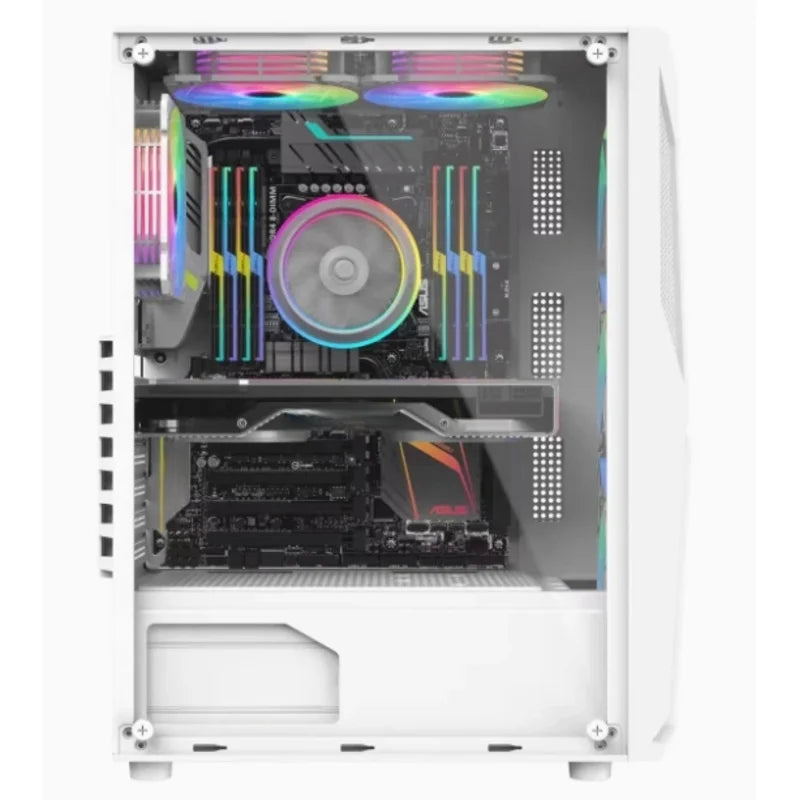 Computer chassis desktop, full side ventilation dust water-cooling chassis back line