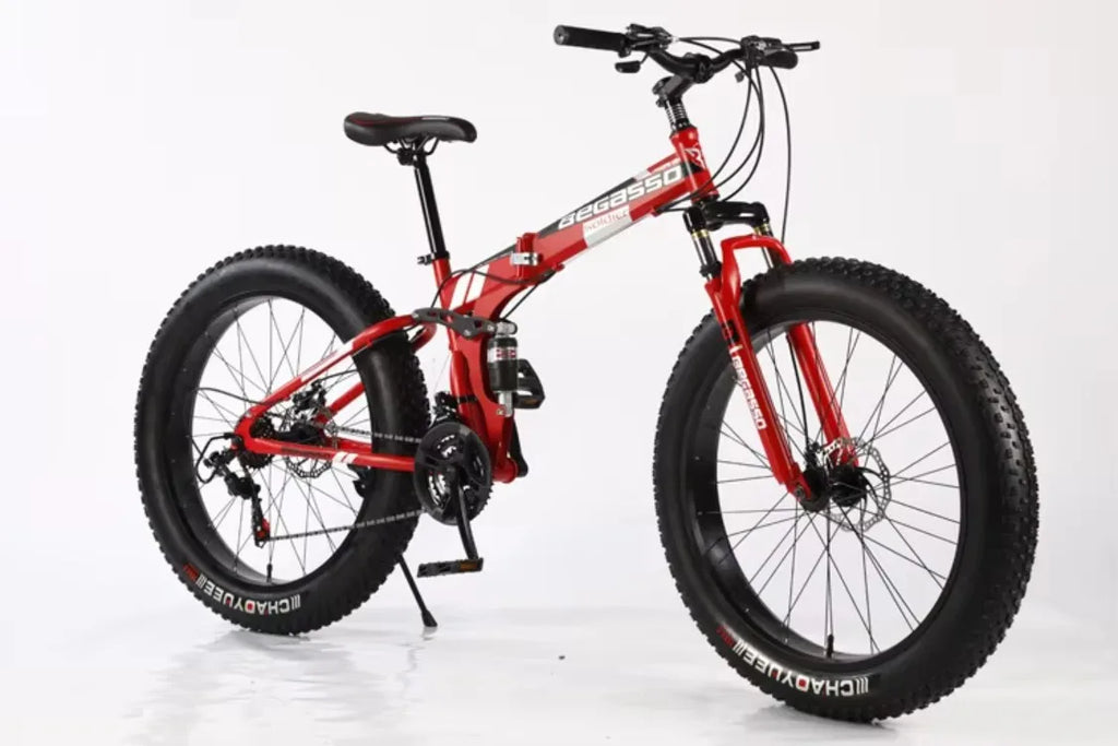 Folding Fat Tire Tyre Mountain Bike Tires 26x4.0 Bicycle Mtb Cycle With Gears for Adult