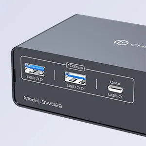 HDMI Displayport USB C Docking Station Dual Monitor for Laptop & Desktop (13-in-1) MST DP1.4 4K@120Hz+HDMI2.0 4K@60Hz,10Gbp data
