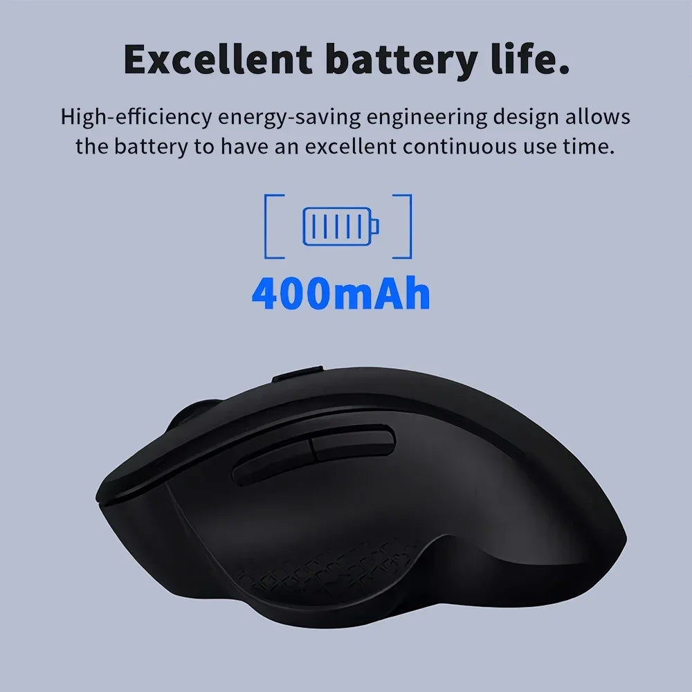 Wireless Mouse Ergonomic Computer Mouse PC Optical Mause with USB Receiver 6 buttons 2.4Ghz Wireless Mice 1600 DPI For Laptop
